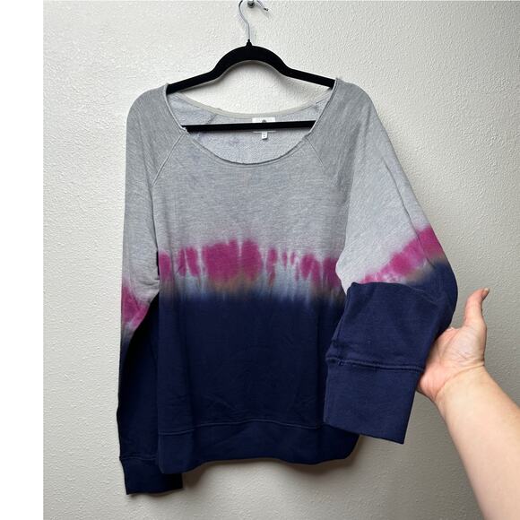 Sundry Sweater Gray Tie Dye Women US 4 Pullover - Picture 4 of 13